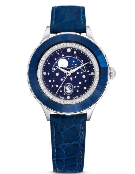 Swarovski Octea 37mm Blue Dial Women's Quartz Watch