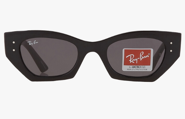Ray Ban Zena Bio Based Dark Grey Irregular Unisex Sunglasses