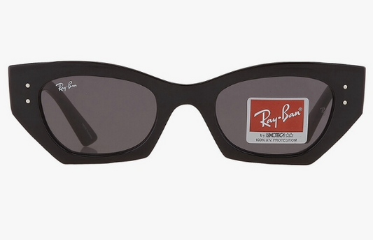 PRE ORDER: Ray Ban Zena Bio Based Dark Grey Irregular Unisex Sunglasses