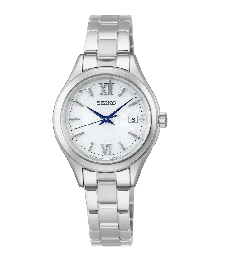 seiko101: Seiko Selection Solar Quartz Radio-Controlled Watch HFE001J Women Watch 28mm