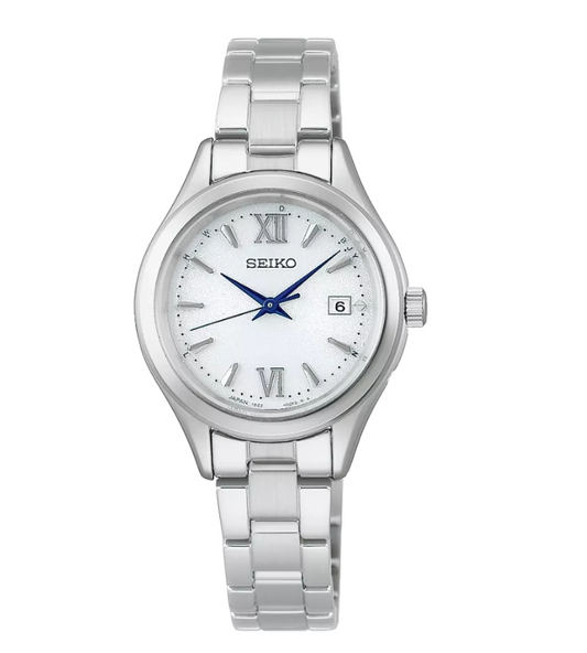 seiko101: Seiko Selection Solar Quartz Radio-Controlled Watch HFE001J Women Watch 28mm