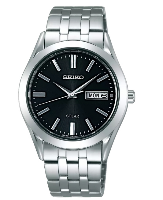 seiko28: Seiko Solar Quartz Selection SBPX083 Mens Watch 37.4mm