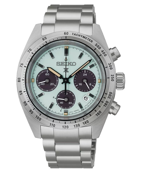 seiko32: Seiko Solar Quartz Chronograph Prospex Speedtimer SBDL129 Mens Watch 39mm