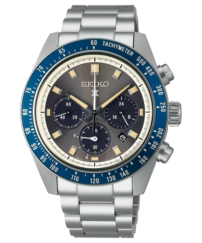 seiko21: Seiko Solar Quartz Chronograph Prospex Speedtimer SBDL111 Mens Watch 41.4mm