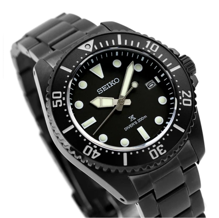 seiko34: Seiko Solar Quartz Prospex Diver Scuba SBDJ065 Mens Watch  41mm