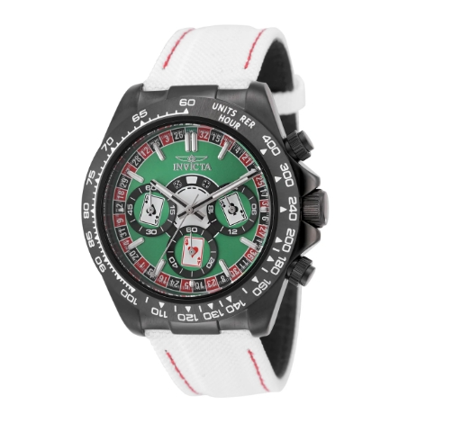 PRE ORDER; Invicta Speedway Montecarlo Men's Watch White