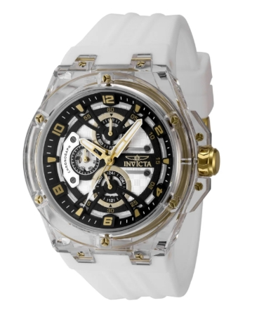 PRE ORDER: Invicta Racing Saphirex Men's Watch White