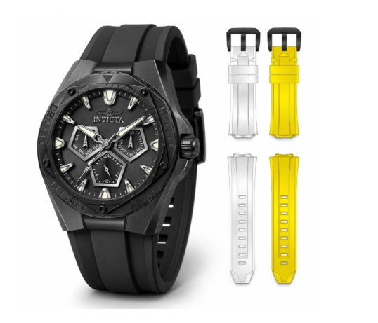 PRE ORDER: Invicta Speedway Pentora Men's Watch Yellow, White, Black with Interchangeable Strap