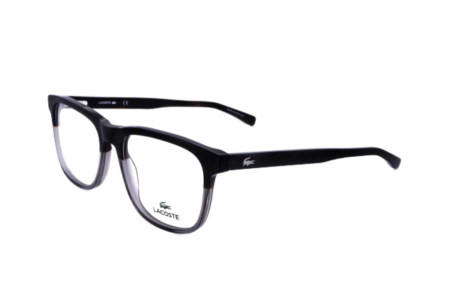 PRE ORDER: Lacoste Men's Grey Square Eyeglasses fit  M/L