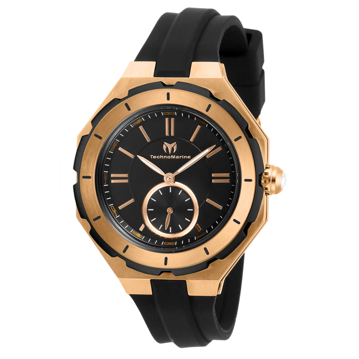 TechnoMarine Cruise Sea Lady Swiss Ronda 1069 Caliber Women's Watch - 37.5mm, Black