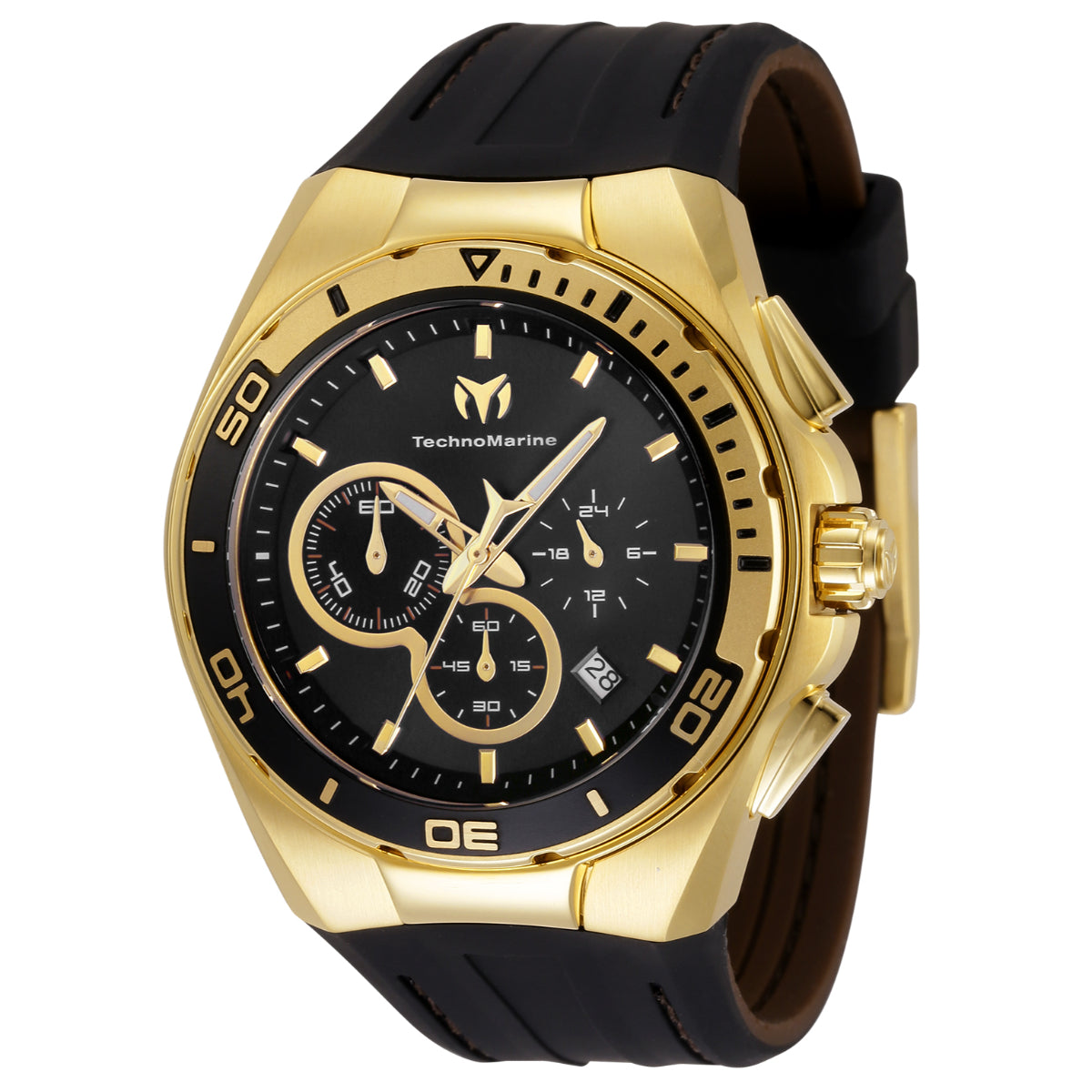 TechnoMarine Cruise Steel Men's Watch - Brown, Black with Interchangeable Strap