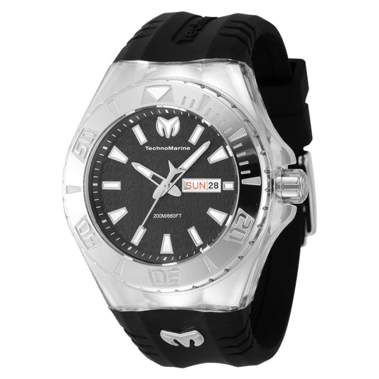 TechnoMarine Cruise Monogram Men's Watch - 47.8mm, Black