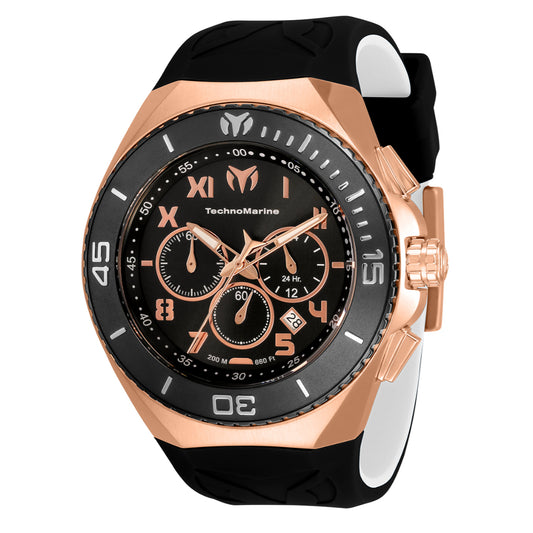 TechnoMarine Manta Ocean Men's Watch - 48mm, Black, White