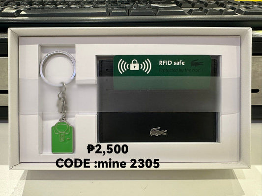 Lacoste RFID Set Wallet