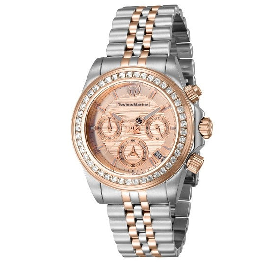TechnoMarine Manta Ray Women's Watch - 38mm, Steel, Rose Gold