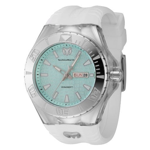 TechnoMarine Cruise Monogram Men's Watch - 47.8mm, White